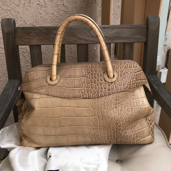 Furla leather tote w/ original storage bag - Picture 2 of 8